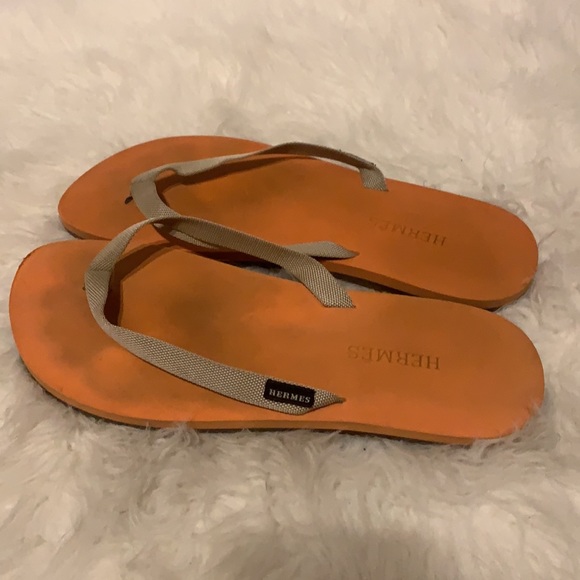 hermes flip flop men